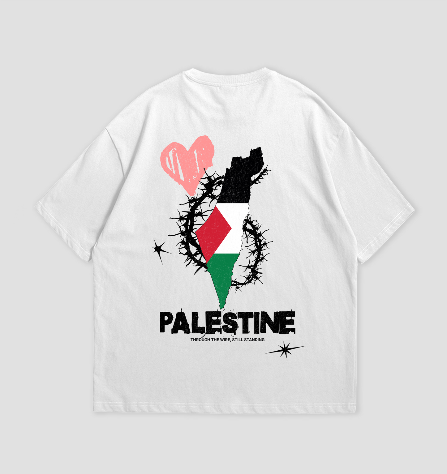 PALESTINE OVERSIZED T-SHIRT