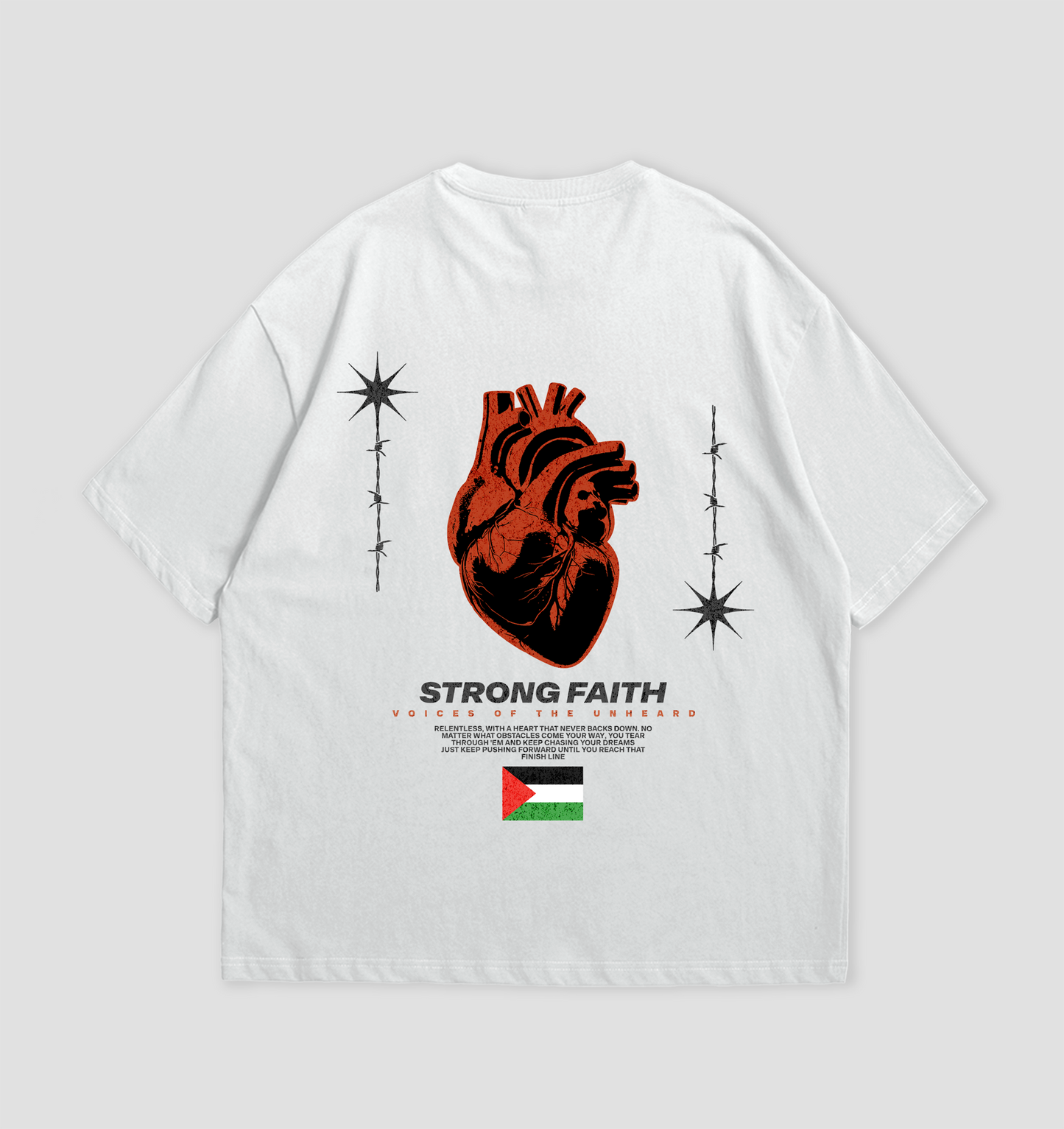 DETERMINATION OVERSIZED T-SHIRT